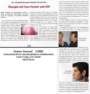 Artikelvorschau: Therapie mit Face-Former und OSP